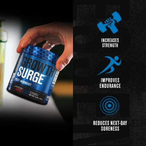 Miniatura 4 de Jacked Factory Growth Surge - Polvo de creatina para después del entrenamiento con L-carnitina, suplemento diario para desarrollar músculo
