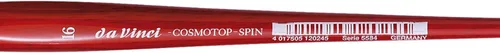 Miniatura 343 de da Vinci Watercolor Series 5580 CosmoTop Spin Pincel de Pintura, Redondo Sintético con Mango Rojo