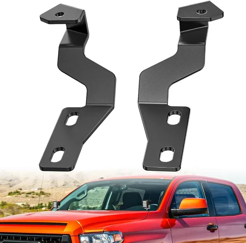 Miniatura 16 de Nilight Soporte de luz de zanja, bisagras de capó, kit de soporte de montaje para luz LED auxiliar todoterreno para luz de trabajo en Toyota 4Runner