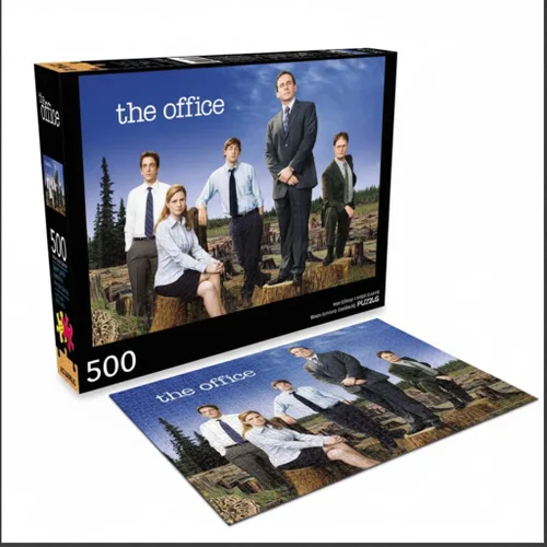 Miniatura 2 de Aquarius The Office Puzzle (rompecabezas de 1000 piezas) – Sin deslumbramiento – Ajuste de precisión – Mercancía oficial de oficina y coleccionables