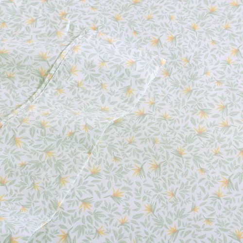 Miniatura 4 de Tommy Bahama - Juego de sábanas tamaño Queen, ropa de cama 100% algodón percal con una sensación crujiente y fresca, sábanas con sábana bajera