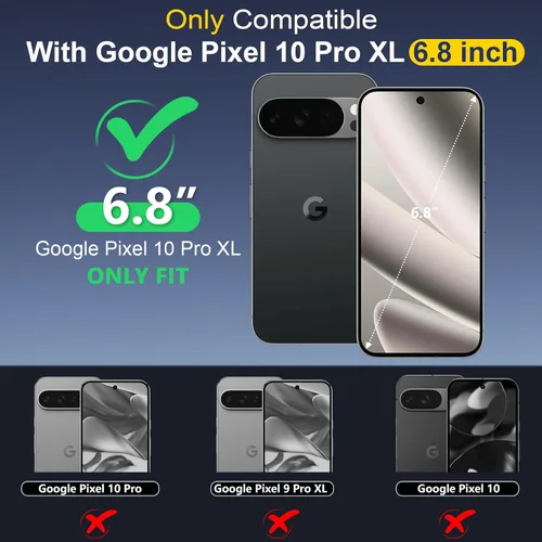 Miniatura 2 de SPIDERCASE Funda impermeable para Google Pixel 10 Pro XL, protección contra caídas de grado militar de 12 pies, resistencia al agua IP68, protector
