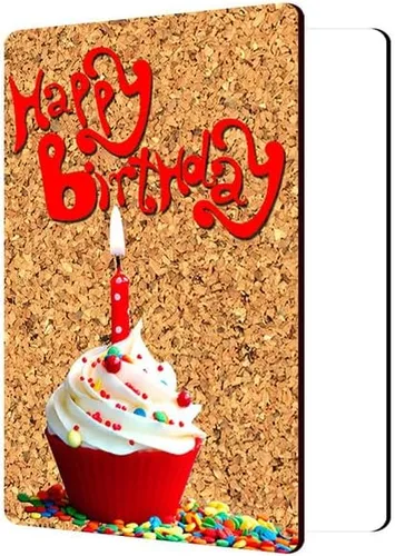 Miniatura 8 de Tarjeta de felicitación de madera de feliz cumpleaños, tarjetas de felicitación de madera, regalos para mujeres, hombres, niñas, niños, esposa