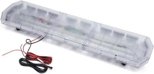 Miniatura 9 de Luces estroboscópicas de emergencia de 48 pulgadas, 88 LED, barra de luz de advertencia direccional ámbar con 16 modos intermitentes de advertencia