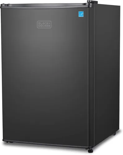 Miniatura 8 de BLACK+DECKER Refrigerador compacto de 2.5 pies cúbicos, certificado ENERGY STAR, mini refrigerador de una sola puerta con compartimento enfriador