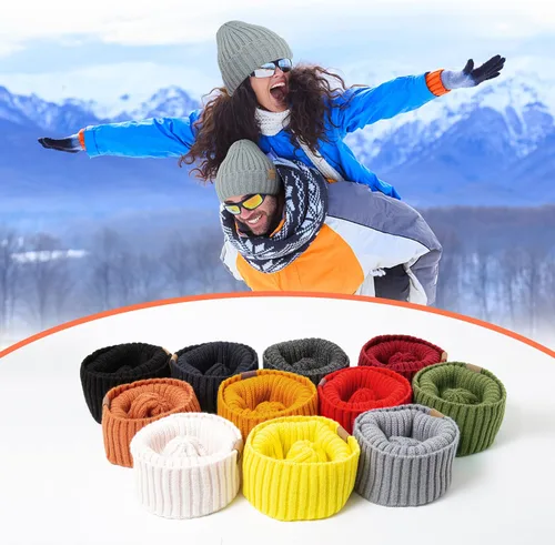 Miniatura 6 de zowya Ultrawarm Winter Beanie for Men & Women Thermal Lining Double-Layer Skully Thick Knit Beanie, 1-Hat