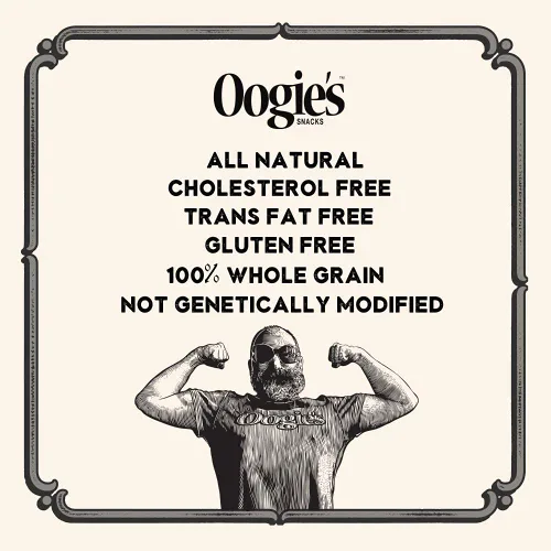 Miniatura 5 de Oogie's Gourmet Popcorn Paquete de 4 Sabor Gouda ahumado de nogal Snacks de palomitas de maíz sin gluten Bolsa grande de 4.25 onzas