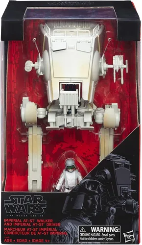 Miniatura 2 de Star Wars Imperial Muñecos de AT-ST Walker e Imperial. Serie exclusiva The Black.
