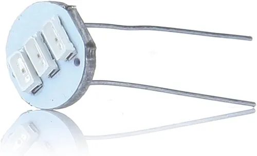 Miniatura 6 de CCIYU 20 unidades de mini focos de 4.7 mm 12v para autos, indicador de velocímetro, retroiluminación., Azul