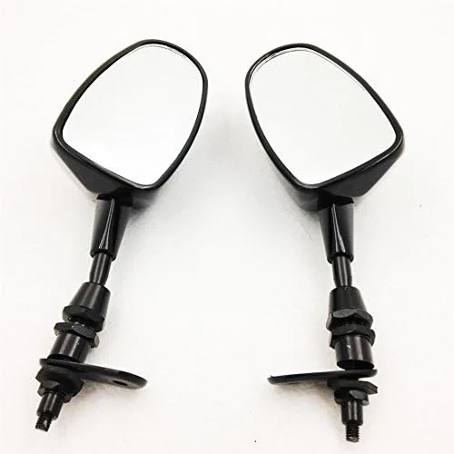 Miniatura 5 de XKH grupo motocicleta Mini Racing espejo para Yamaha YZF R6 YZF R6 2006 2008 YZFR1 R1 2002 2008 negro nuevo