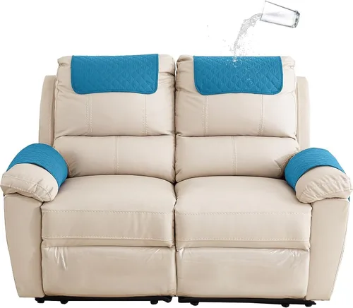 Miniatura 24 de XMAYODS Funda impermeable para sillón con reposabrazos, fundas antideslizantes para sofá y reposacabezas, fundas para respaldo, fundas para sillón
