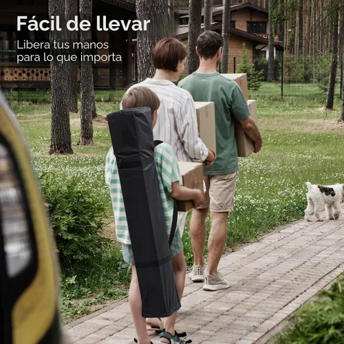 Miniatura 4 de Quictent Tienda de campaña desplegable de 10 x 10 pies sin pared lateral, cenador de instalación instantánea para 1 persona, portátil y compacto