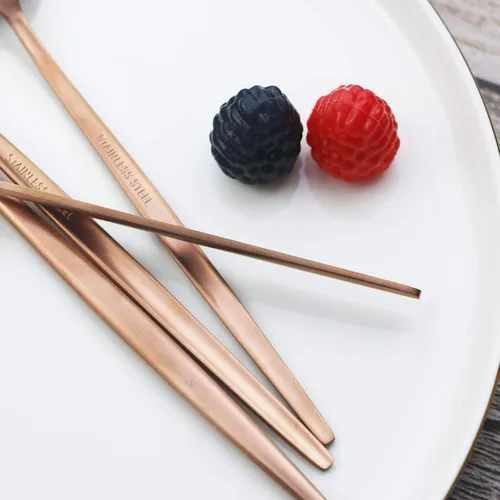 Miniatura 5 de JASHII Juego de cubiertos de acero inoxidable de 24 piezas, juego de cubiertos de servicio para 6, utensilios para cocina, aptos para lavavajillas