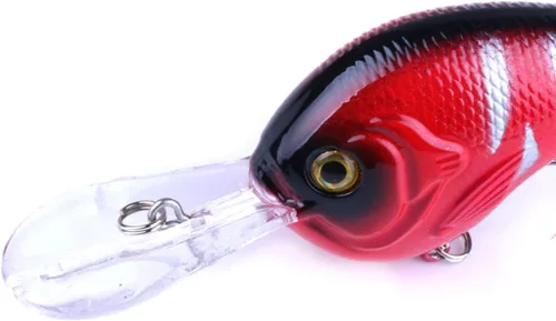 Miniatura 5 de Kit mixto de señuelos de pesca incluye señuelo minnow, popper, crankbait y anzuelo de pesca para pesca en agua salada y agua dulce de trucha, lubina