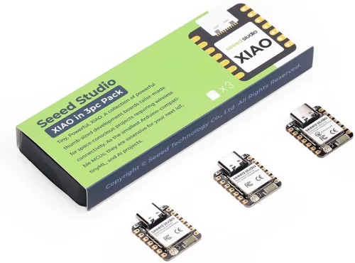 Miniatura 15 de Seeed Studio XIAO ESP32 S3 Sense - Wi-Fi de 2.4 GHz, BLE 5.0, sensor de cámara OV2640, micrófono digital, PSRAM de 8 MB, flash de 8 MB, carga
