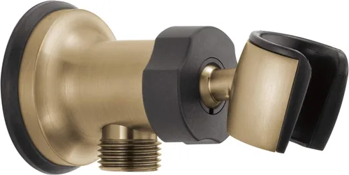 Miniatura 6 de DELTA FAUCET U4985-KS-PK - Soporte de ducha de mano con codo de pared ajustable, acero inoxidable negro