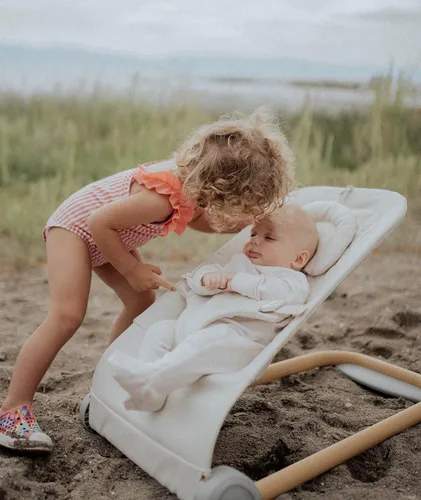 Miniatura 2 de Fodoss Moisés para bebés, asiento de gorila portátil para bebés, diseño ergonómico, moisés para bebés, color beige