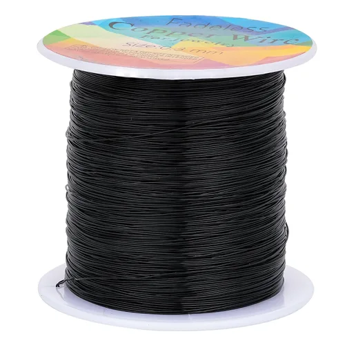 Miniatura 37 de Alambres de cobre resistentes al deslustre de 65.6 pies, alambre de cobre para electrocultura en jardinería, alambre de cobre de calibre 16, cables