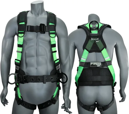 Miniatura 47 de Kit de arnés de protección contra caídas cómodo AFP Demon – Arnés de seguridad de cuerpo completo OSHA/ANSI PPE para trabajo de construcción