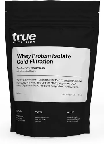 Miniatura 13 de True Nutrition Polvo aislado de proteína de suero – Filtrado en frío, 0.95 oz de proteína por porción – Apoya el crecimiento muscular