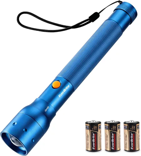 Miniatura 13 de EverBrite Mini Linterna, Luz LED con Zoom, 3 Modos, 3 Pilas AAA Incluidas, Linterna de Mano Pequeña para Camping, Emergencia, Hogar – Negro, Regalos