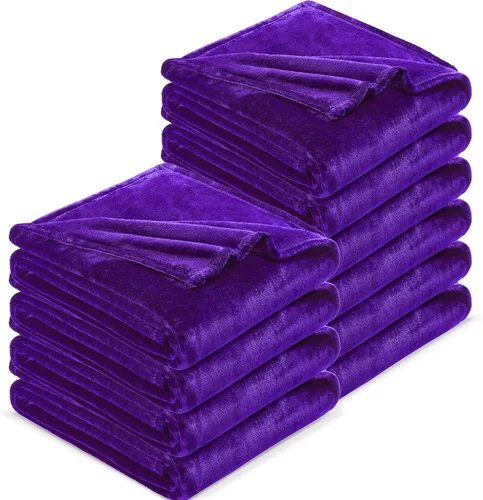 Miniatura 48 de Dreamnine Manta extrasuave, vellón de felpa, silla, sofá, 50 x 60 pulgadas, franela de terciopelo, ligera, mullida, microfelpa, decorativa, cálida