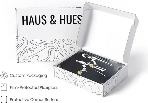 Miniatura 4 de HAUS AND HUES Banksy Arte Pop Urbano - Arte Pop Inspirado en Películas, Regalo Ideal para Entusiastas del Arte Callejero y Fans del Graffiti