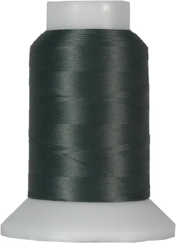 Miniatura 58 de Hilo elástico lanudo de Threadart para serger - Bobinas de 1000 m - Hilo de nailon para traje de baño, lencería, tejidos - Negro - Color 9228