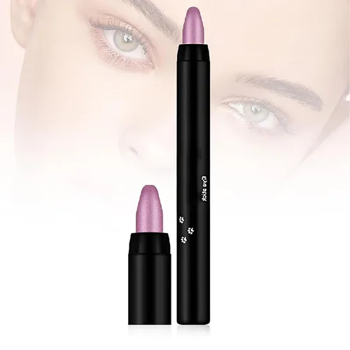 Miniatura 15 de Sombra de ojos en barra brillante, 16 sombras de ojos resaltadoras en lápiz, sombra de ojos con brillo impermeable, lápiz delineador de ojos, sombra