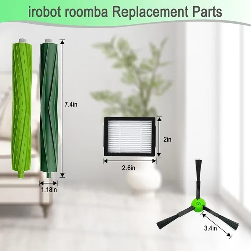 Miniatura 7 de Piezas de repuesto para iRobot Roomba i3 i3+ i4 i4+ i5 i5+ i7 i7+ i8 i8+ j5 j5+ j7 E5 E6 E7 series e, i y j Aspiradoras Robot Kit de Reposición 2