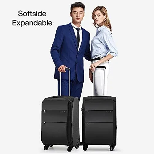 Miniatura 9 de Hanke Juegos de equipaje de 16202428 pulgadas, equipaje de mano expandible de lado suave, equipaje facturado, maleta grande con cerradura, equipaje