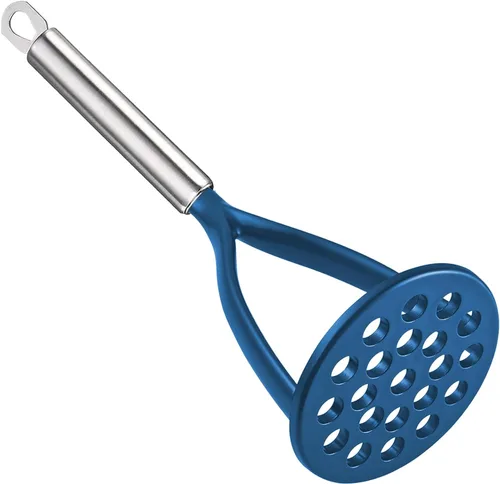 TENTA KITCHEN Good Grips Prensador de Patatas Sólido de Nailon Prensa Licuadora Triturador para Utensilios de Cocina Antiadherentes con Mango de