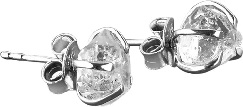 Miniatura 17 de AA Piedras Preciosas en Bruto Cristales de Piedras Ásperas Aretes de Perno Delicados para Mujeres, Joyería de Boda Hecha a Mano de Piedras