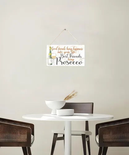 Miniatura 7 de Good Friends Bring Happiness into Your Life Best Friends Bring Prosecco - Hermoso regalo de amistad significativo Prosecco (US-G055)
