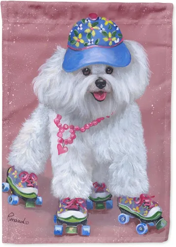 Miniatura 332 de Caroline's Treasures PPP3097CHF - Pijama de Navidad con diseño de bulldog francés para colgar en la pared, poliéster, tamaño de casa, multicolor