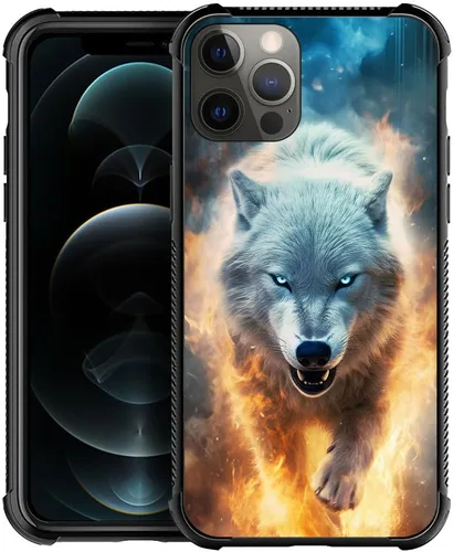 Miniatura 49 de DAIZAG Compatible con iPhone 13 Pro Max, Funda de TPU Protectora Anti-Arañazos Todo En Uno, Fundas para Hombre Mujer - Motivo de Madera Americana