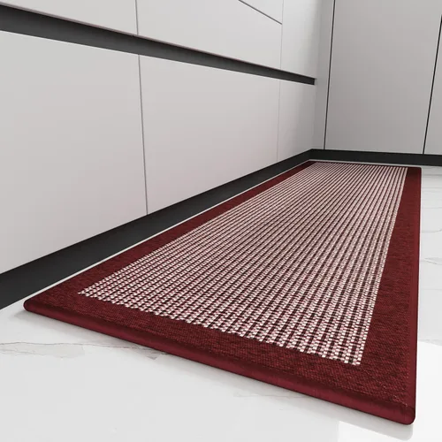 Miniatura 10 de PADOOR Tapetes de cocina para piso, alfombras de cocina antideslizantes, lavables, medio círculo, alfombra para fregadero de cocina, alfombra