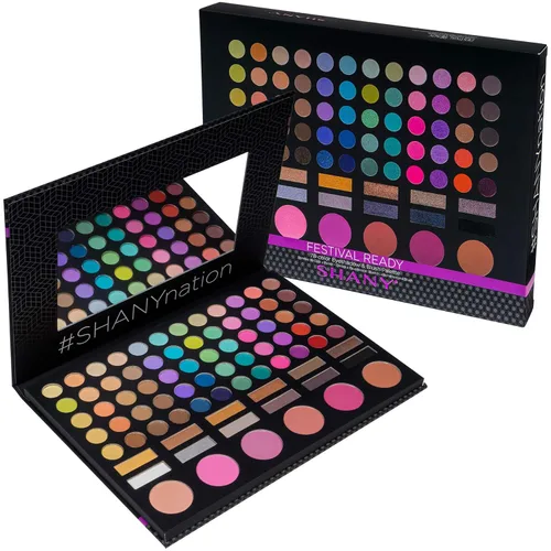 Miniatura 2 de SHANY - Paleta lista para festivales - Sombras de ojos altamente pigmentadas y mezclables, maquillaje rubor y polvo facial. Kit de maquillaje con 78
