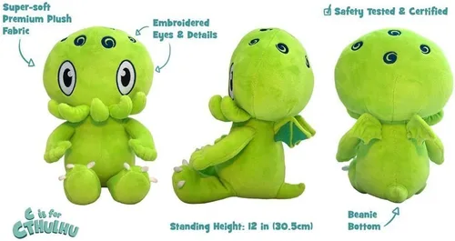 Miniatura 4 de C is for Cthulhu Peluche (verde)