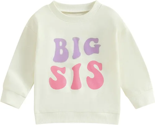 Big BrotherSister Little BrotherSister Matching Outfits Infant Toddler Baby Girl Boy Sweatshirt RomperShirt Top