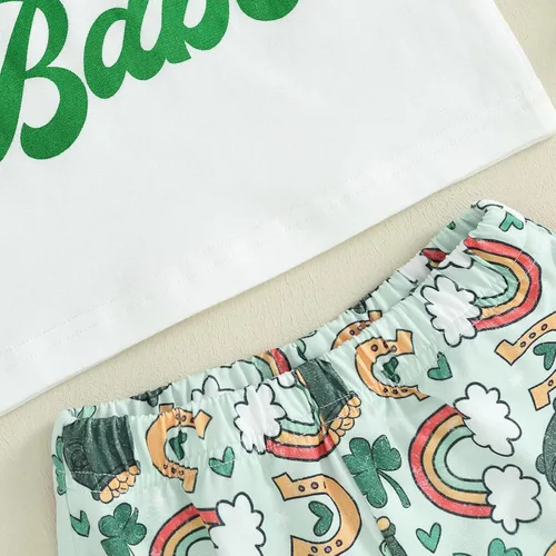 Miniatura 15 de Traje de Halloween para bebé niña, manga larga, cuello redondo, letras de fantasma, parte superior con estampado de fantasma, parte inferior