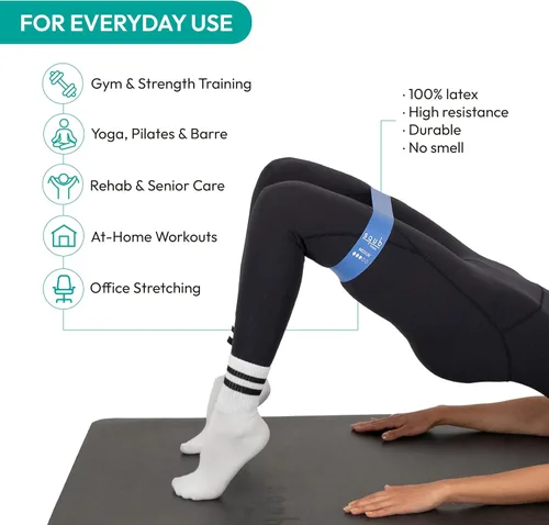 Miniatura 2 de Juego de bandas de resistencia para fitness, bandas elásticas para bandas de ejercicio, bandas de resistencia para entrenamiento en casa, bandas
