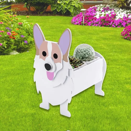Miniatura 44 de Maceta de Perro English Springer Spaniel, Macetas de Plantas, Bonita Maceta de Jardín para Perros, Macetas de Perro Regalos de Cumpleaños