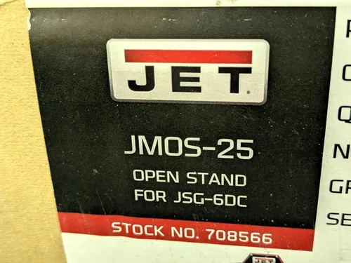 Miniatura 4 de Jet 708566/JSG-6SA Soporte abierto para lijadora de discos (708599)
