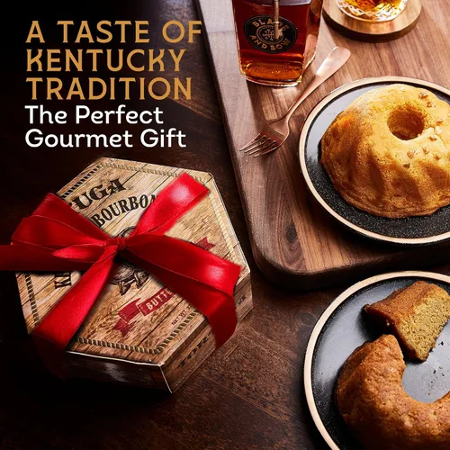 Miniatura 4 de Tortuga - Pastel de mantequilla, sabor Kentucky Bourbon, 32 onzas, el regalo gourmet prémium ideal para regalitos, cestas de regalo y regalos