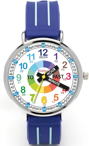 Miniatura 5 de Kiddus Reloj para niños, niños y niñas, reloj de aprendizaje de tiempo para niños, primer reloj de pulsera a partir de 5 años, manecillas de horas