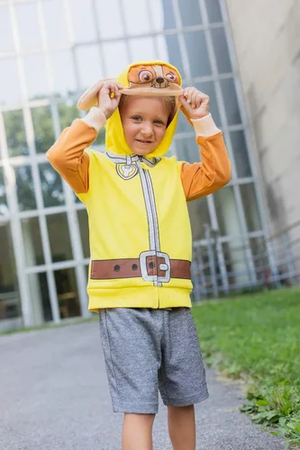 Miniatura 2 de Paw Patrol Rubble Chase Skye Sudadera Pullover con Capucha de Forro Polar con Cremallera de Niño Pequeño a Niño