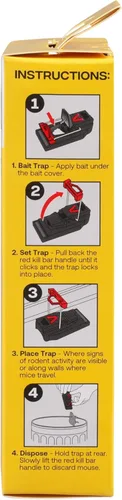 Miniatura 2 de Trampas para ratones Victor M140-3B de muerte rápida para interiores para el hogar - 3 trampas para ratones reutilizables