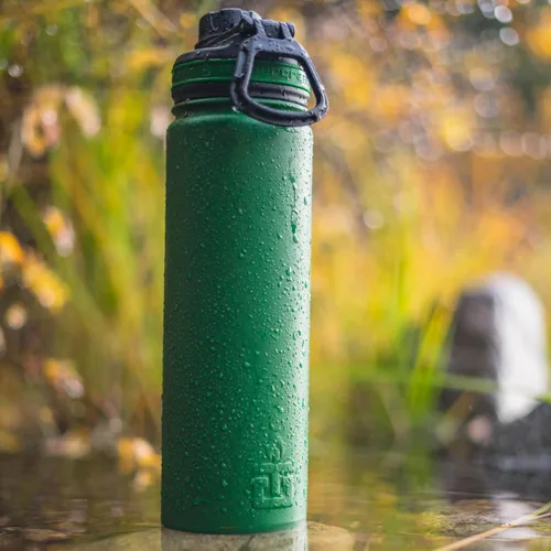 Miniatura 6 de Tempercraft Botella deportiva aislada al vacío de 22 onzas, opciones personalizadas grabadas con láser, acero inoxidable, doble pared, boca ancha