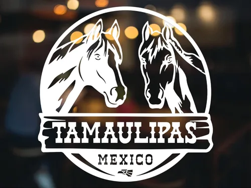Miniatura 6 de Adhesivo de Veracruz México para Trocas De Rancho Calcomania para Autos México, calcomanías para camiones Diseño Ranchero con Caballos Personalizada